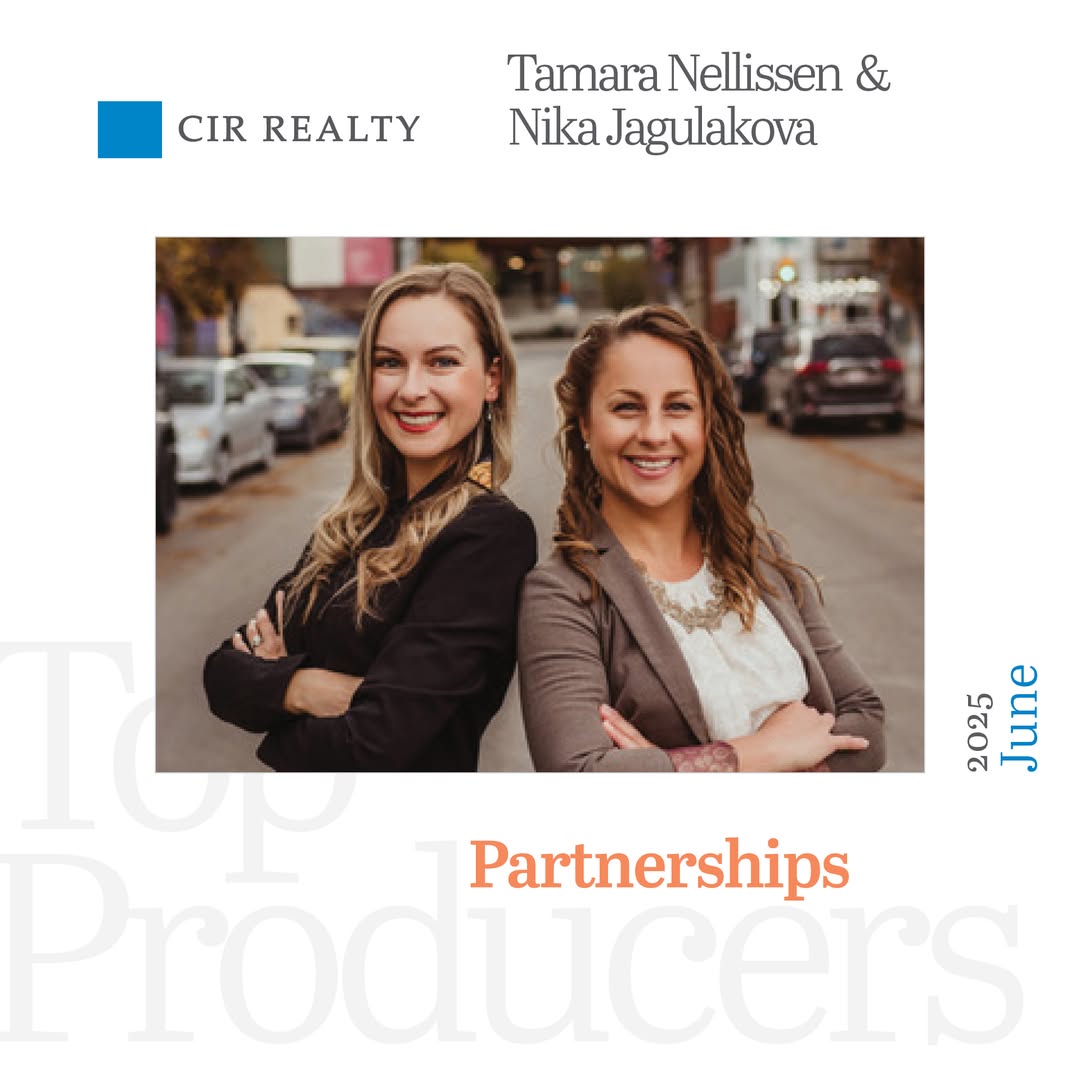 Grateful for all our amazing clients for us to reach top producing partnership at CIR Realty in June 2025
